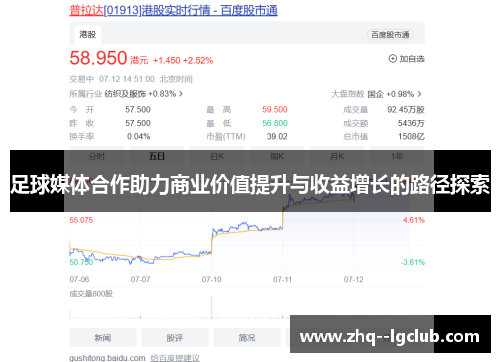 足球媒体合作助力商业价值提升与收益增长的路径探索