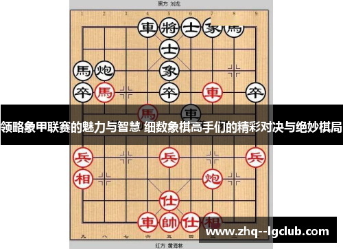 领略象甲联赛的魅力与智慧 细数象棋高手们的精彩对决与绝妙棋局